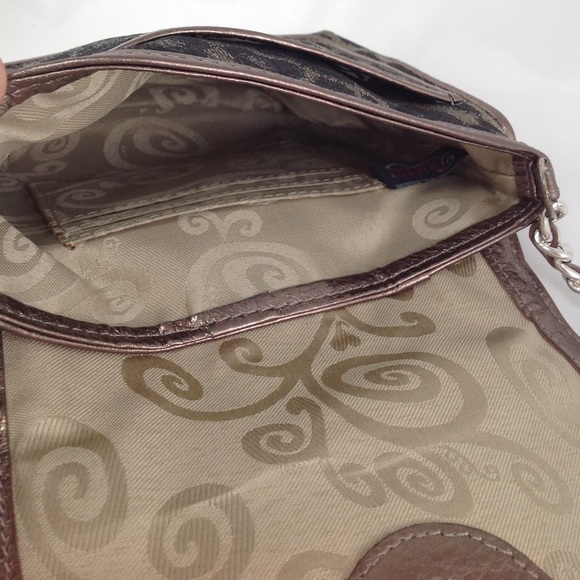 Brighton Leopard Canvas & Leather Crossbody Bag - Picture 6 of 11